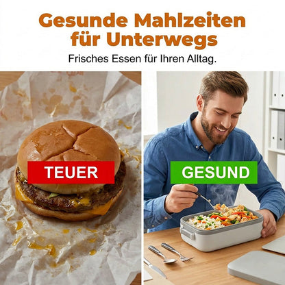 🍱 50% RABATT JETZT HALBER PREIS 🔥Tragbare elektrische Lunchbox mit Selbstheizung 🔋