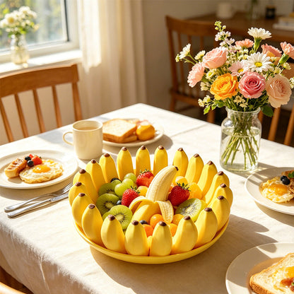 🍌 Bananenförmige Aufbewahrungsbox – 3D-Design, vielseitig als Obstschale oder für Kleinigkeiten, dekorativ & praktisch für Küche, Wohnzimmer & Büro 🏠