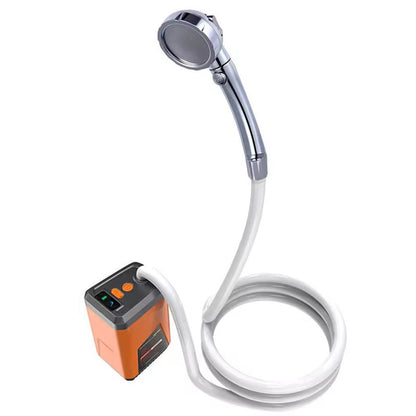 🚿 Kabelloser tragbarer Duschbooster – selbstansaugend, USB-C aufladbar & vielseitig für Camping, Baustelle & Outdoor 🔋