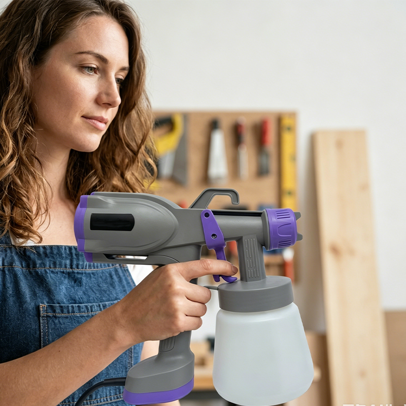 🎨⚡ 50% RABATT! Elektrische Farbsprühpistole – Mit 5 Düsen, einstellbarer Sprühmenge & breitem Sprühbild – Ideal für Wände, Möbel & DIY-Projekte ✨