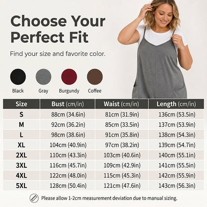 👗✨ 50% RABATT! Damen Spaghettiträger Overall Jumpsuit – Lässig, luftig & perfekt für Sommer, Strand & besondere Anlässe 🌸