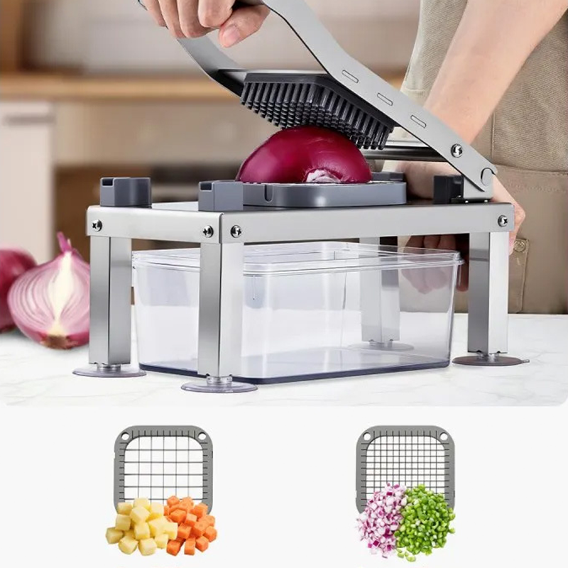 Multifunktionaler 9-Klingen-Food-Zerkleinerer mit Aufbewahrungsbehälter