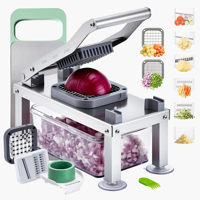 Multifunktionaler 9-Klingen-Food-Zerkleinerer mit Aufbewahrungsbehälter