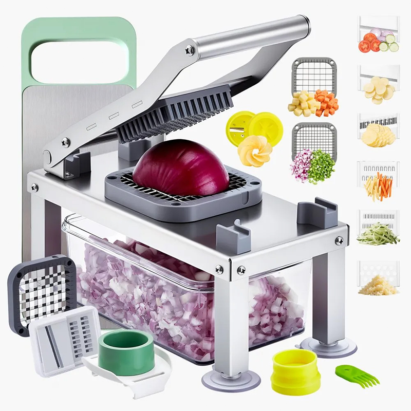 Multifunktionaler 9-Klingen-Food-Zerkleinerer mit Aufbewahrungsbehälter