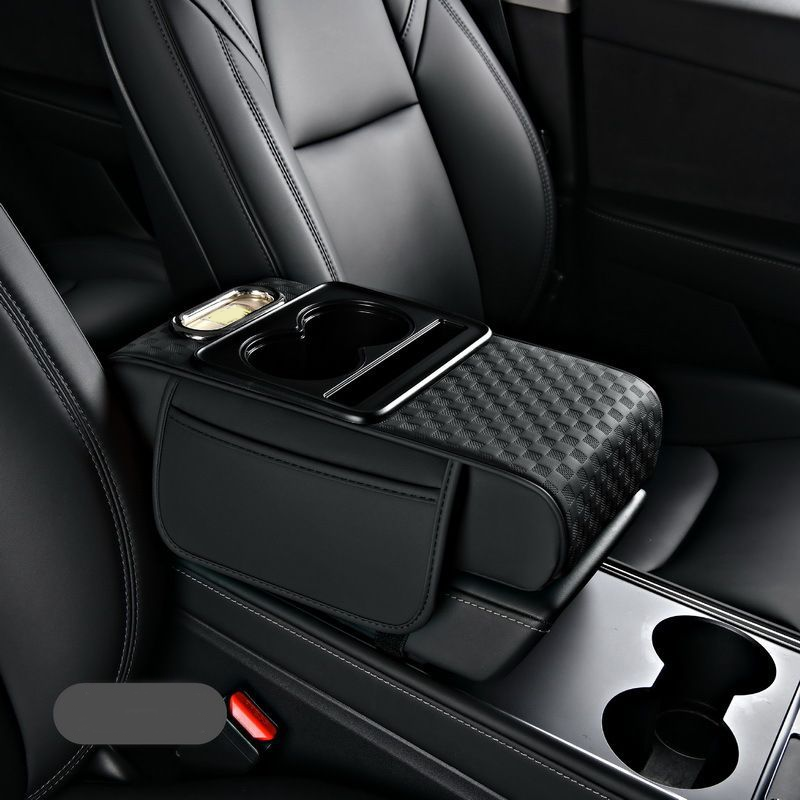 📢📢 50 % RABATT🚗 5-in-1 Auto-Armlehnen-Organizer – Konsolenpolster mit Aufbewahrungstaschen, Getränkehalter & Handyfach