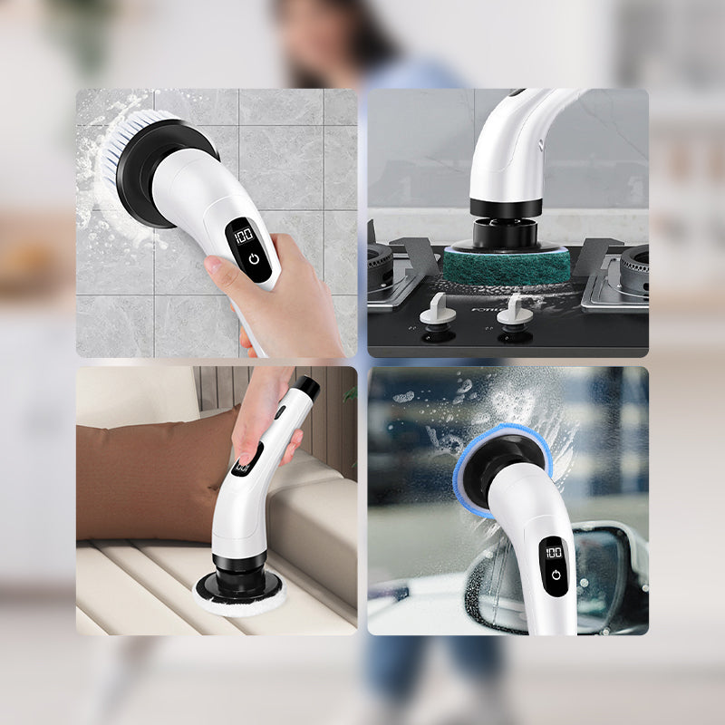 🧹 ZEITLICH BEGRENZT 50% RABATT! ✨ 8-in-1 Elektrische Reinigungsbürste Set – Arbeitserleichternd, Kabellos, Multiszenen 🌊