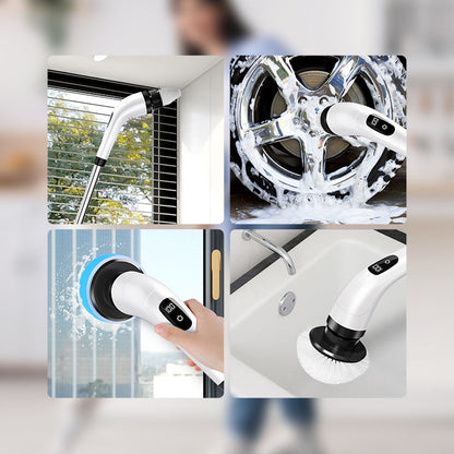 🧹 ZEITLICH BEGRENZT 50% RABATT! ✨ 8-in-1 Elektrische Reinigungsbürste Set – Arbeitserleichternd, Kabellos, Multiszenen 🌊