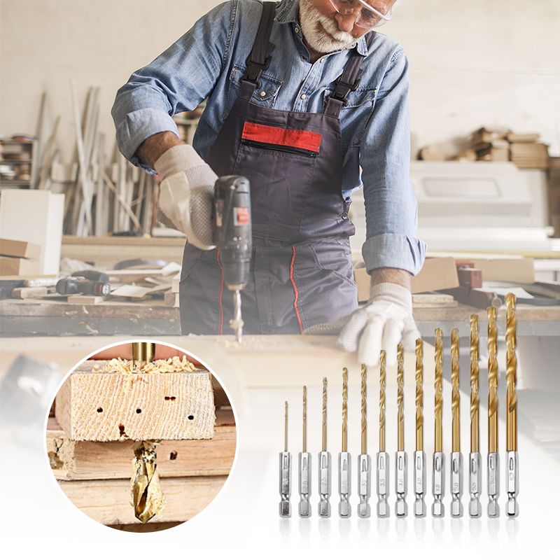 🔧13-teiliges Universal-Bohrer-Set