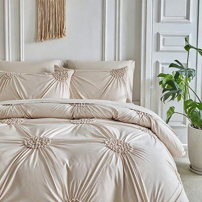 ✨ Elegantes Bettwäsche-Set mit edlem Falten-Design – stilvoller Komfort für dein Schlafzimmer