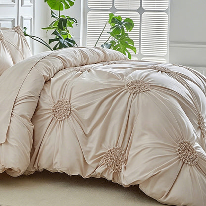 ✨ Elegantes Bettwäsche-Set mit edlem Falten-Design – stilvoller Komfort für dein Schlafzimmer