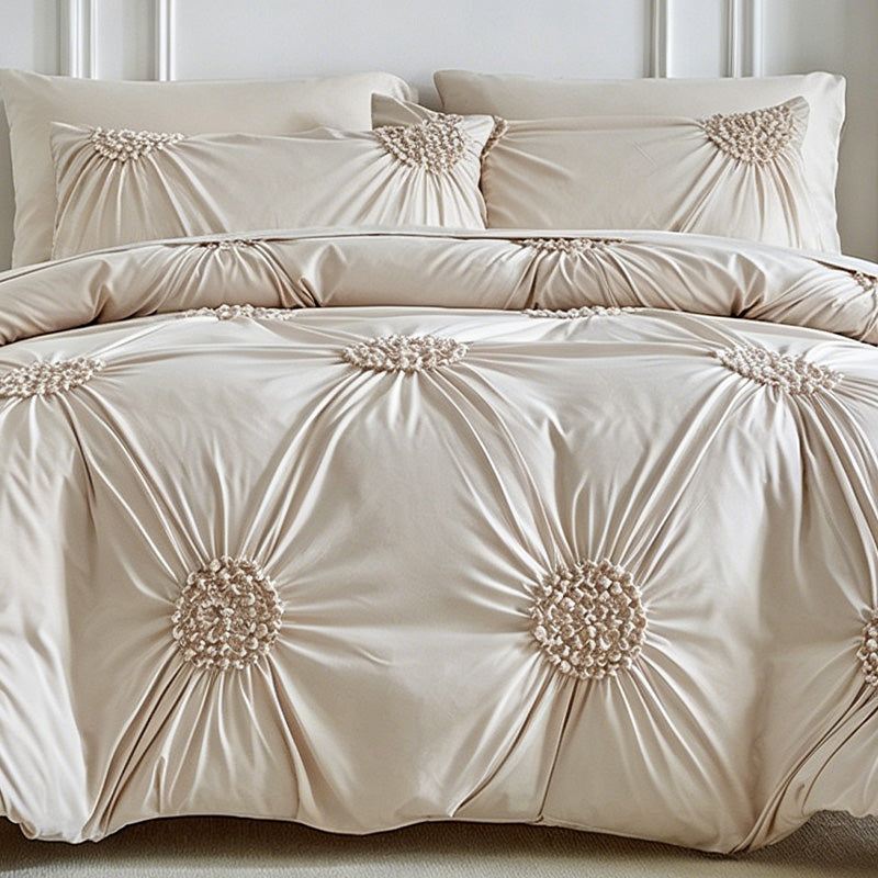 ✨ Elegantes Bettwäsche-Set mit edlem Falten-Design – stilvoller Komfort für dein Schlafzimmer