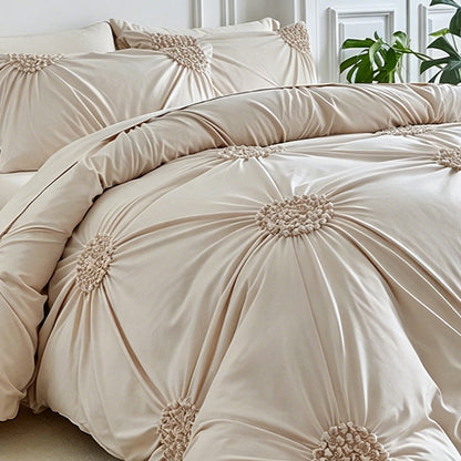 ✨ Elegantes Bettwäsche-Set mit edlem Falten-Design – stilvoller Komfort für dein Schlafzimmer