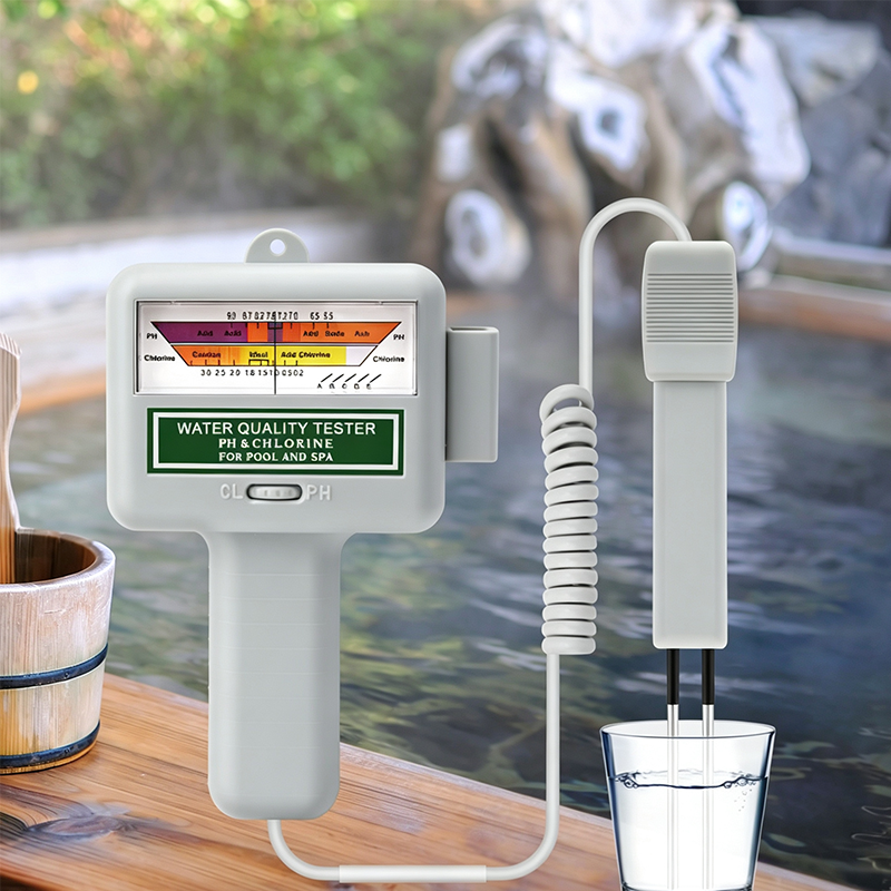 🔬💧2-in-1 Poolwasser pH- & Chlor-Tester – Digitale Messung von pH-Wert & Chlorgehalt – Schnell, wasserdicht & ideal für Swimmingpools, Whirlpools & Spa ✨