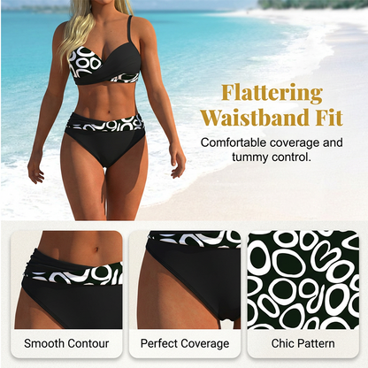 👙 Sommerlicher Bikini mit Print – sexy, zweiteilig & vielseitig für Strand, Pool und Sonnenbaden 🌺☀️