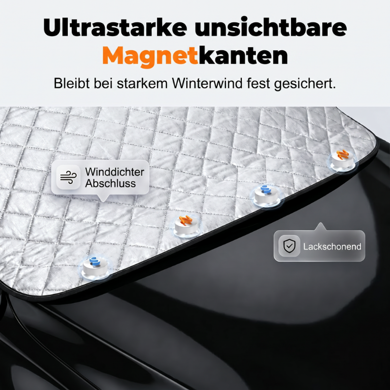 Magnetischer Sonnenschutz für die Auto-Frontscheibe