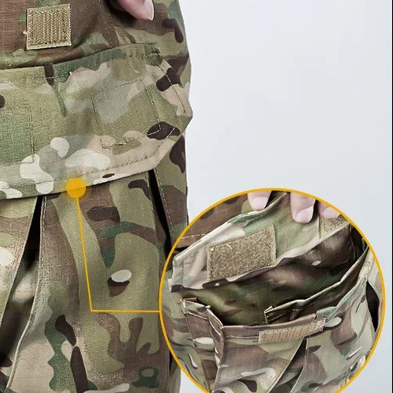 Herren-Taktische Cargo-Hose mit Knieschützern