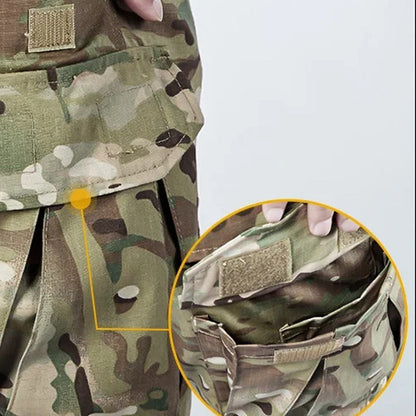 Herren-Taktische Cargo-Hose mit Knieschützern