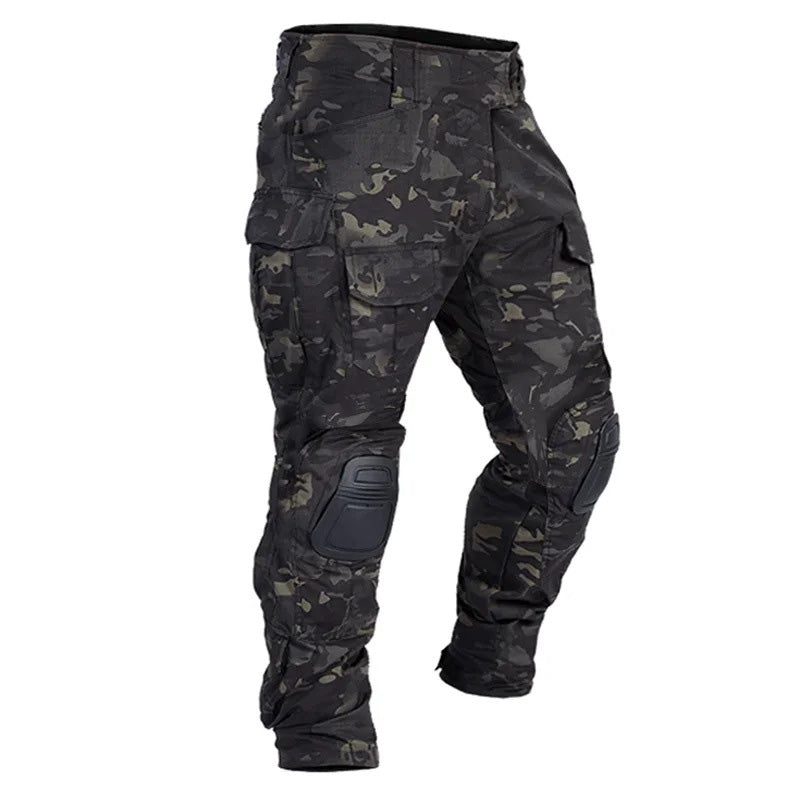 Herren-Taktische Cargo-Hose mit Knieschützern