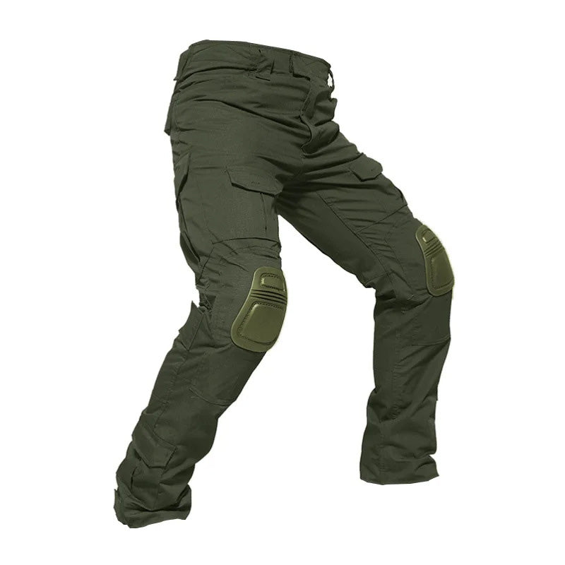Herren-Taktische Cargo-Hose mit Knieschützern