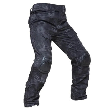 Herren-Taktische Cargo-Hose mit Knieschützern