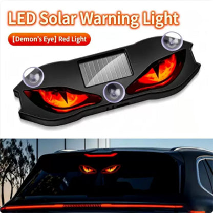 Solarbetriebene LED-Warnleuchte fürs Auto