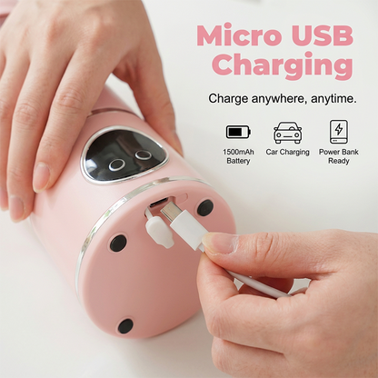 🥤 Tragbarer Smoothie-Maker 🍓 USB-Wiederaufladbar, Kabellos & Ideal für Smoothies, Shakes und Säfte