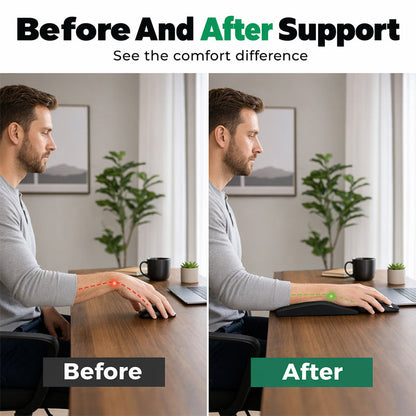 🖐️ Ergonomische Handgelenkauflage aus Memory-Schaum – Mehr Komfort beim Tippen & Arbeiten
