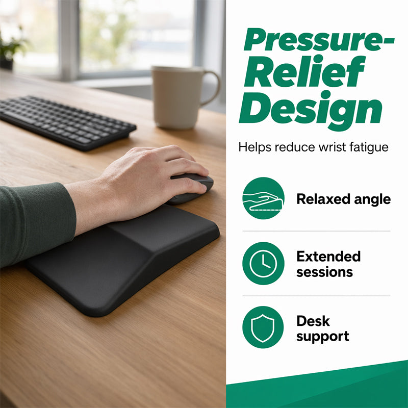 🖐️ Ergonomische Handgelenkauflage aus Memory-Schaum – Mehr Komfort beim Tippen & Arbeiten
