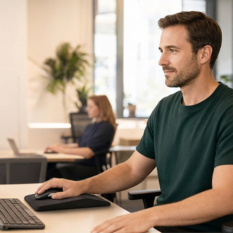 🖐️ Ergonomische Handgelenkauflage aus Memory-Schaum – Mehr Komfort beim Tippen & Arbeiten