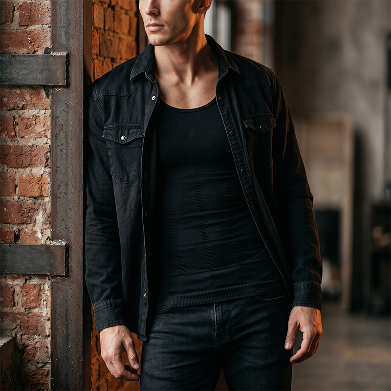 Kompressions-Shaping-Tanktop für Herren