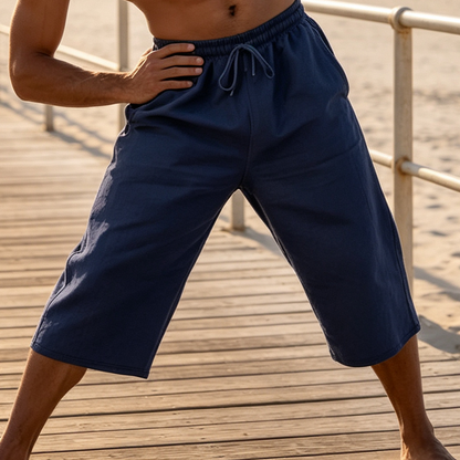 Atmungsaktive Cropped Loungehose