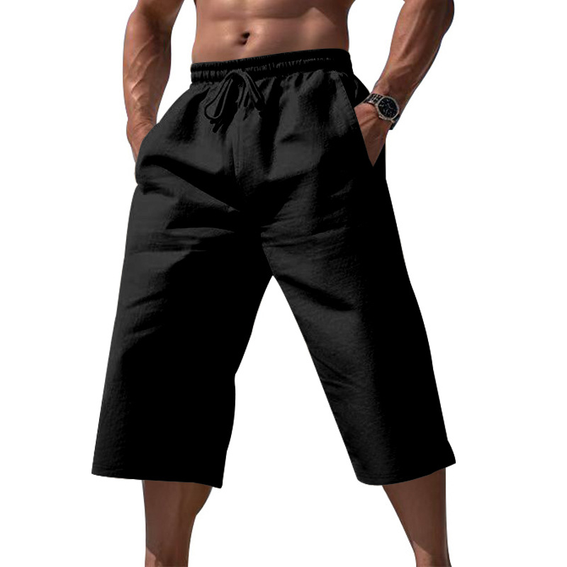 Atmungsaktive Cropped Loungehose