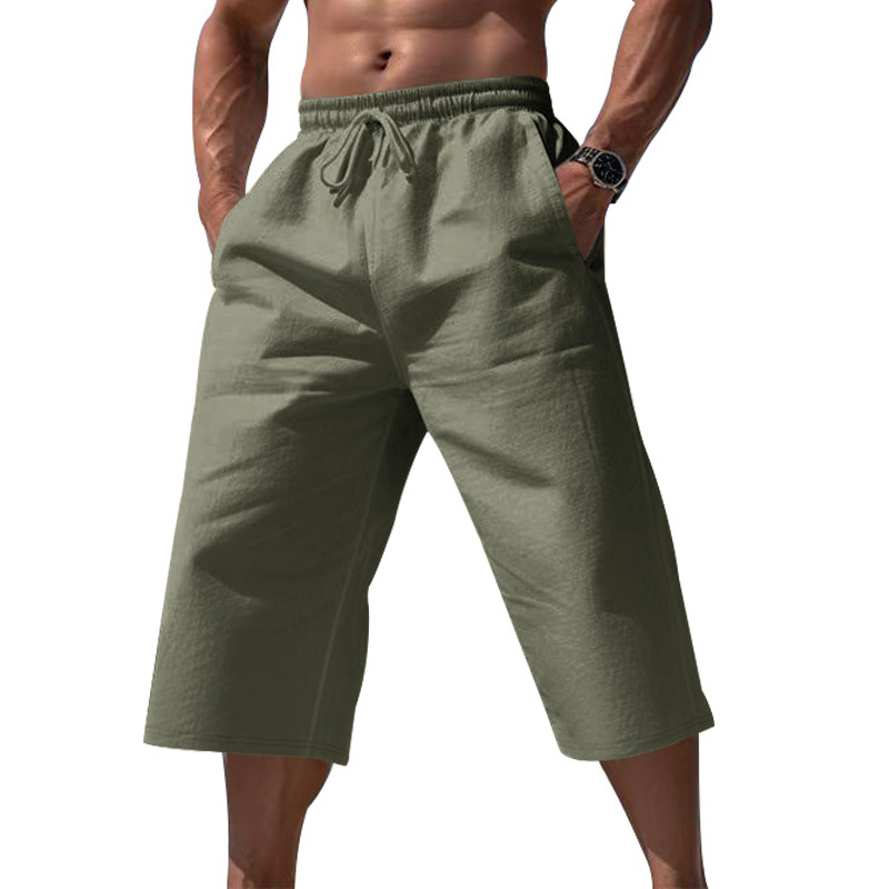 Atmungsaktive Cropped Loungehose