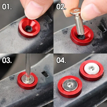 📢50 % RABATT! ⏰ 10-teiliges Set Universelle Schraub-Distanzstücke für Kfz