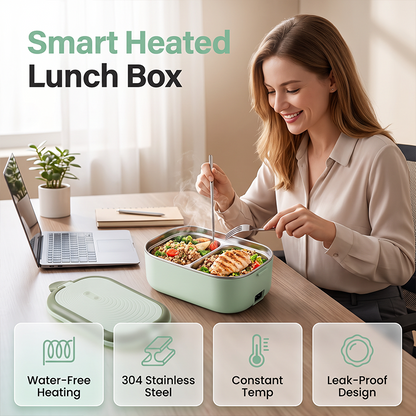📢📢 50 % RABATT !! ⏰ Tragbare elektrische beheizte Lunchbox – Lebensmittelwärmer ohne Wasser