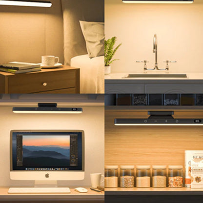 🔥 50% RABATT! 💡 Magnetische LED-Nachtleuchte ✨ Stufenlos Dimmbar, USB Wiederaufladbar & Kabellos für Schlafzimmer, Flur und Schrank