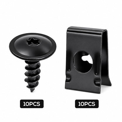 📢📢50% RABATT !! ⏰Universelles Auto-Metall-U-Clip- und Schraubenset