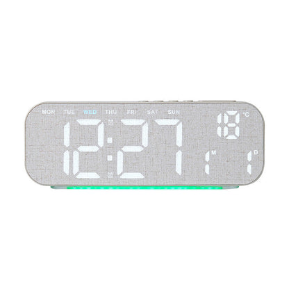 🛍️ 50 % Rabatt – Multifunktions-Tischuhr mit LED-Ziffern, Ambiente-Beleuchtung & Wecker – ideal für Hotel, Wohnzimmer & Schlafzimmer ✨