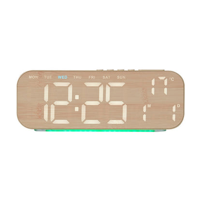 🛍️ 50 % Rabatt – Multifunktions-Tischuhr mit LED-Ziffern, Ambiente-Beleuchtung & Wecker – ideal für Hotel, Wohnzimmer & Schlafzimmer ✨