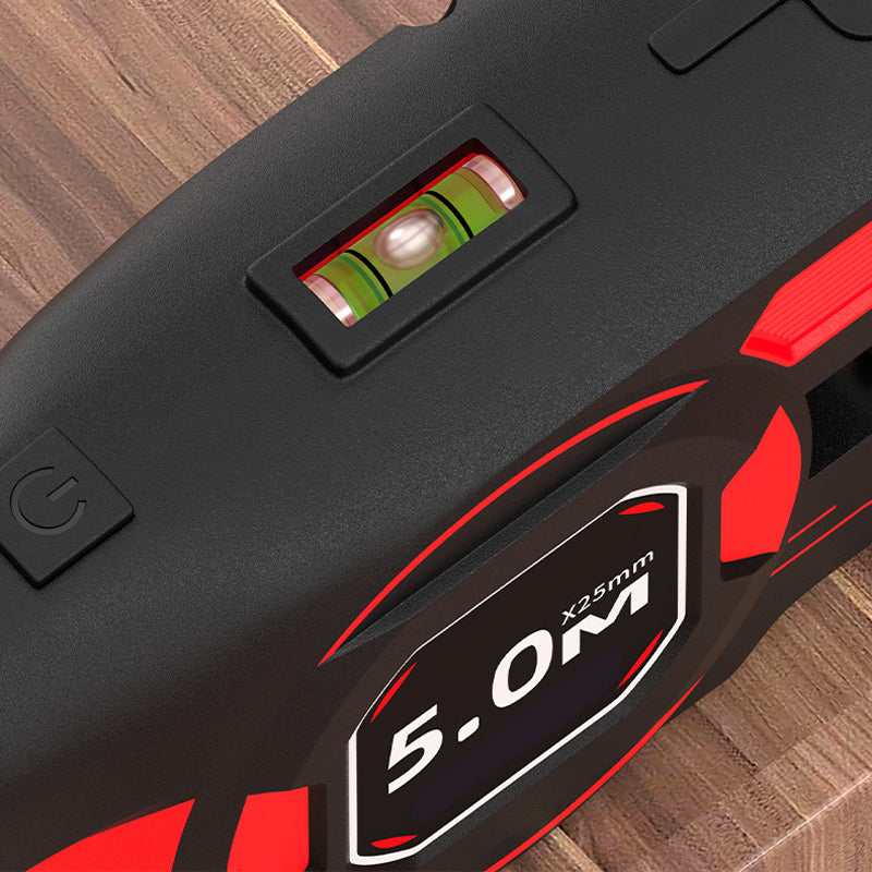 2-in-1-Bandmaß mit Laserführung