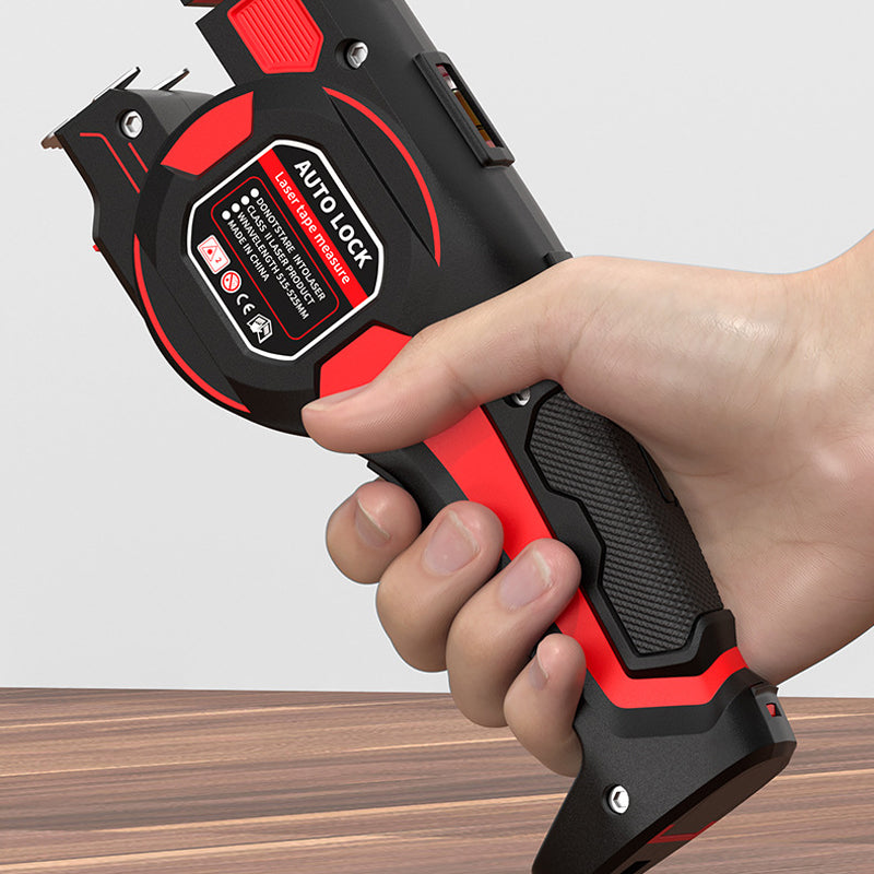 2-in-1-Bandmaß mit Laserführung