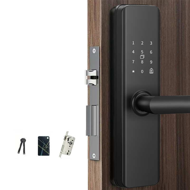 🚪🔒Smartes Fingerabdruck-Türschloss für Innentüren aus Holz – Kein Bohren erforderlich🔥