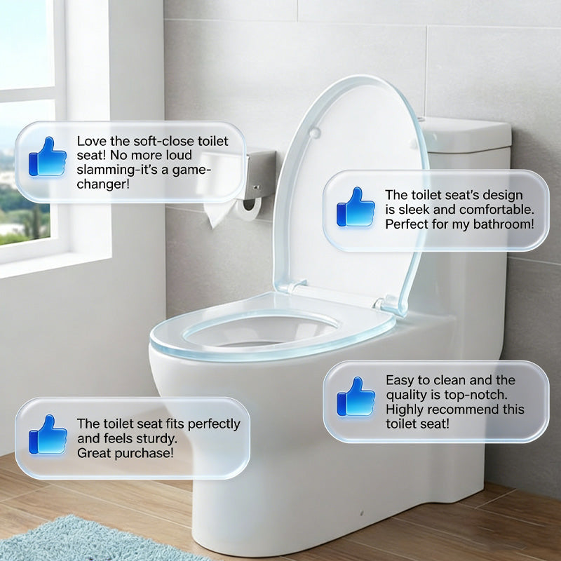 Langlebiger Softclose-Toilettensitz