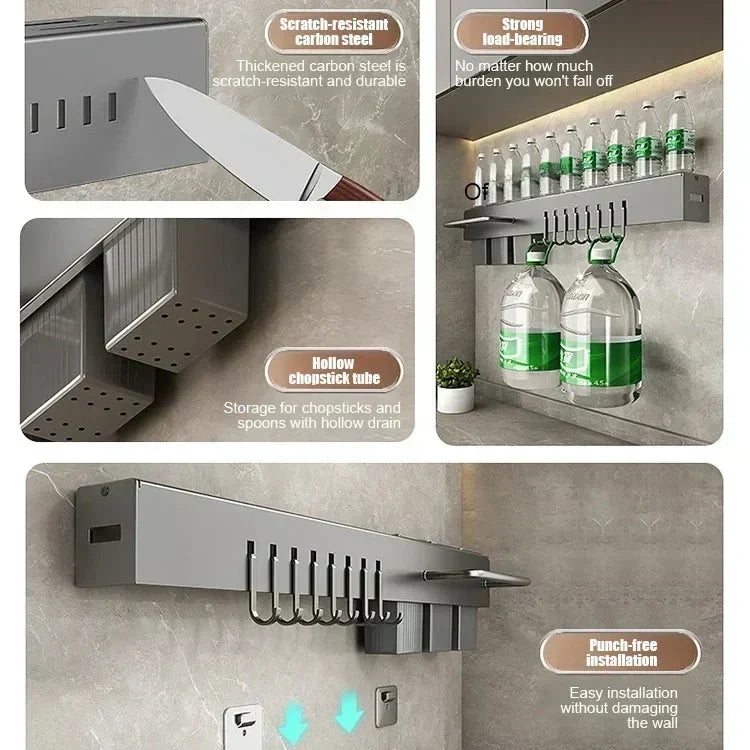 🔪 50% RABATT! 🍽️ Küchenhalter für Messer & Essstäbchen – Multifunktional & platzsparend ✨