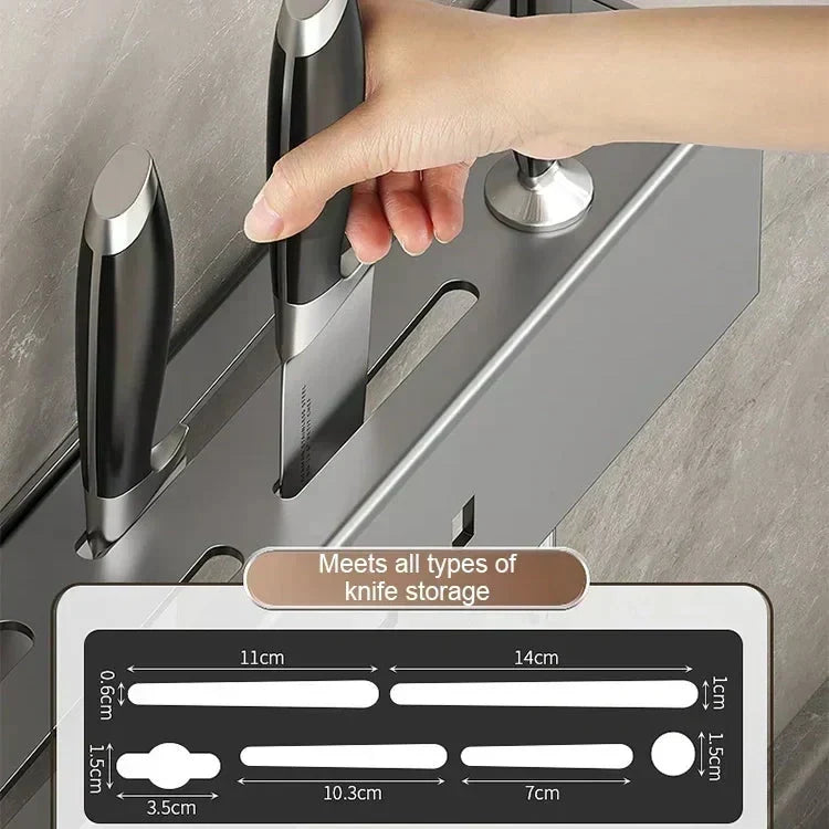 🔪 50% RABATT! 🍽️ Küchenhalter für Messer & Essstäbchen – Multifunktional & platzsparend ✨