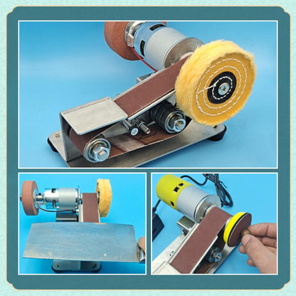 🔥Mini Elektro Bandschleifer – Tragbarer Schleifer & Polierer für Holz, Metall und DIY-Projekte