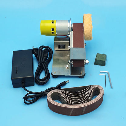 🔥Mini Elektro Bandschleifer – Tragbarer Schleifer & Polierer für Holz, Metall und DIY-Projekte