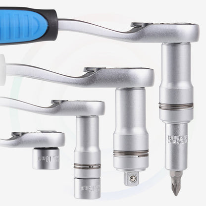 📢📢50% RABATT !!⏰29-teiliges Ratschen-Steckschlüssel-Set – Chrom-Vanadium-Stahl, 11 Stecknüsse & 10 Bits. Perfekt für Autoreparaturen & DIY 🛠️✨