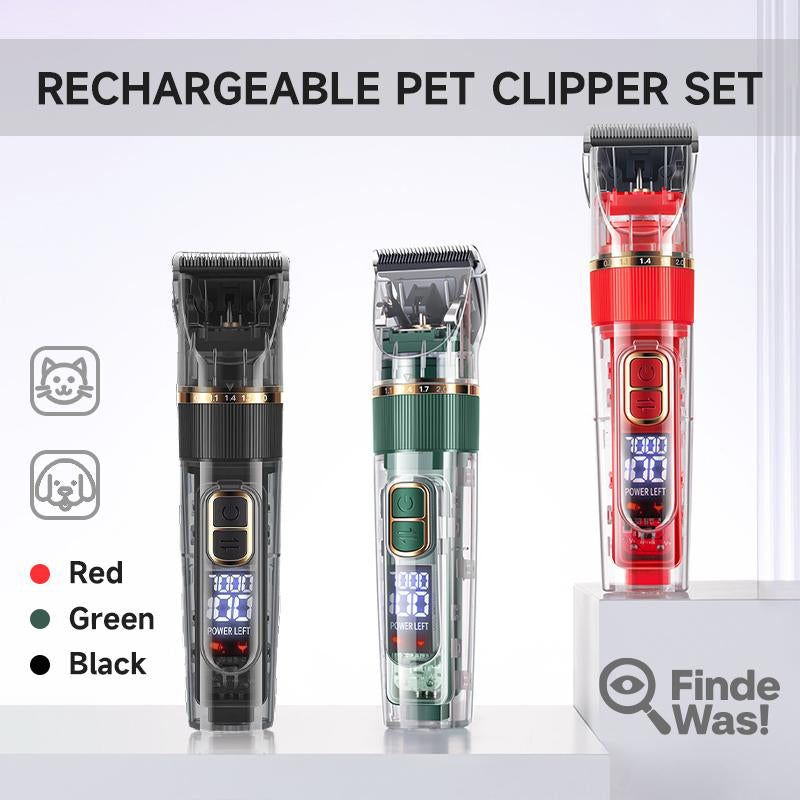 📢📢50% RABATT !!⏰ Leiser Haustier-Trimmer – wiederaufladbar, leistungsstark & vielseitig – ideal für Hunde & Katzen 🐾