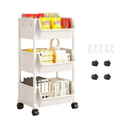 🎉 BEFRISTETES ANGEBOT: 50% RABATT! 🛒 Mehrstöckiger Rollwagen für enge Räume – Schmales Profil, Leichtgängige Rollen & Großes Fassungsvermögen 📦✨